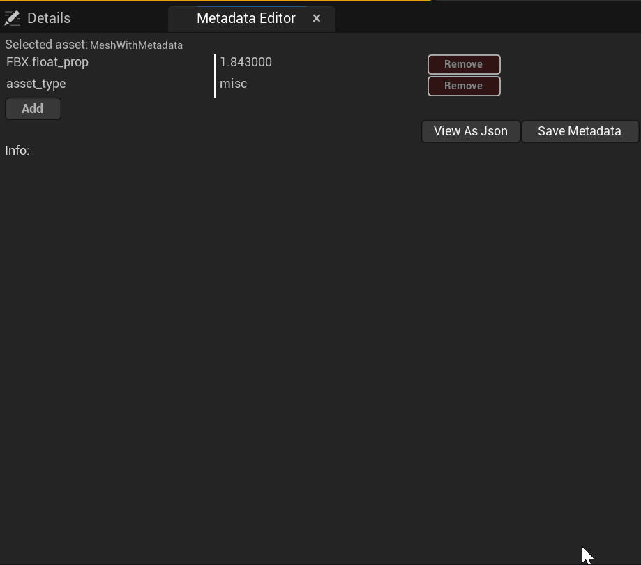 Save Metadata